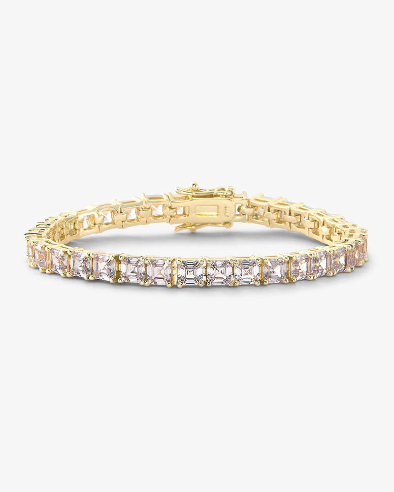 Lil Queen's Tennis Bracelet - Gold|White Diamondettes