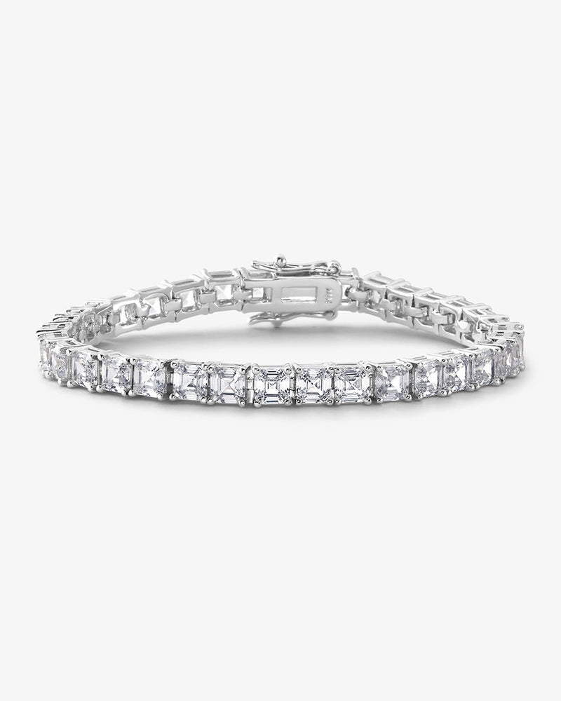 Lil Queen's Tennis Bracelet - Silver|White Diamondettes