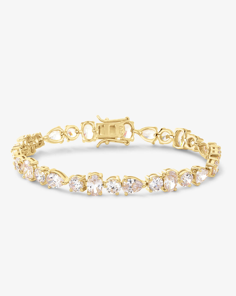 Palace Bracelet - Gold|White Diamondettes