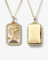 Goddess of Faith Amulet Engravable Necklace