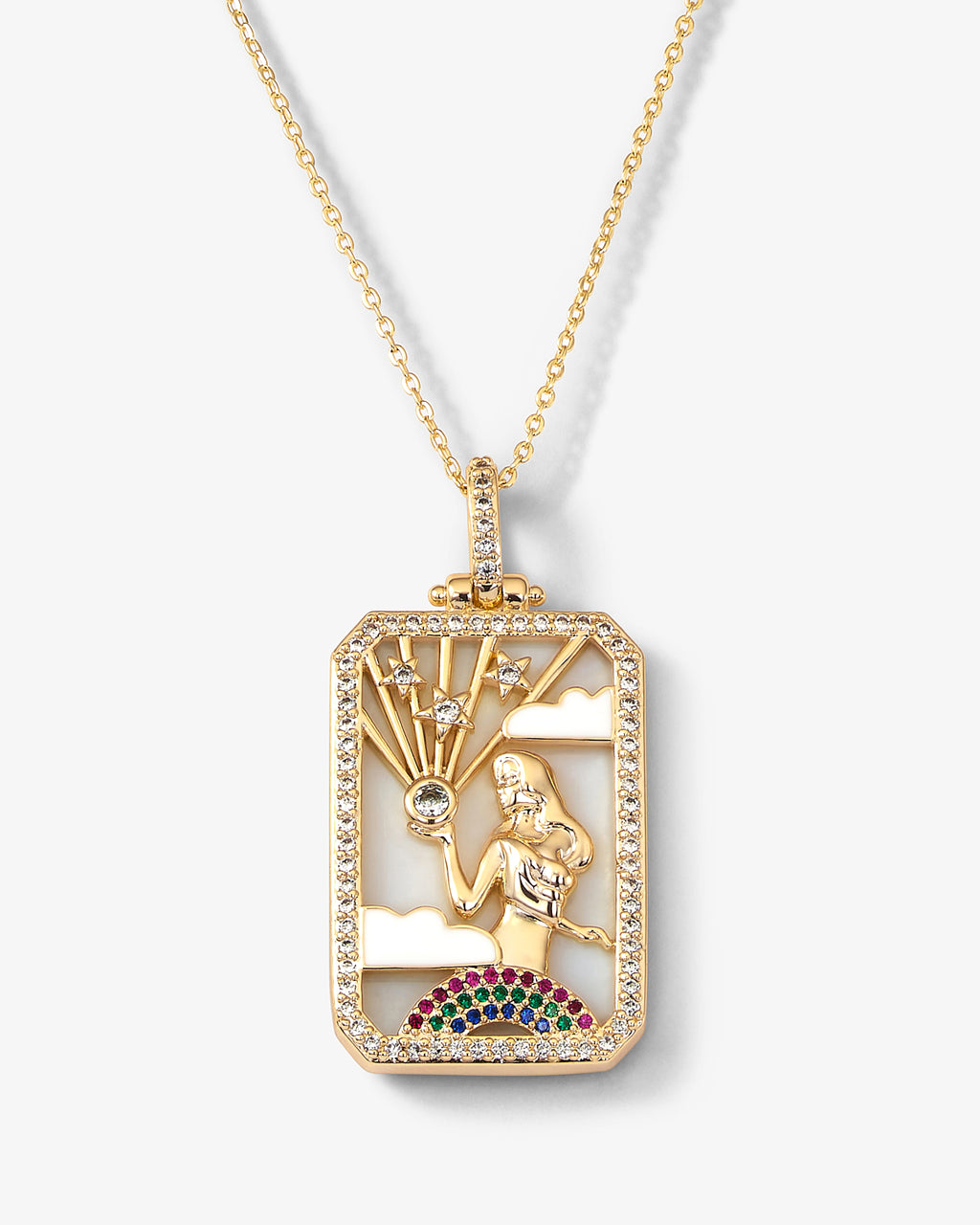Louis Vuitton x Nigo Squared Necklace Gold