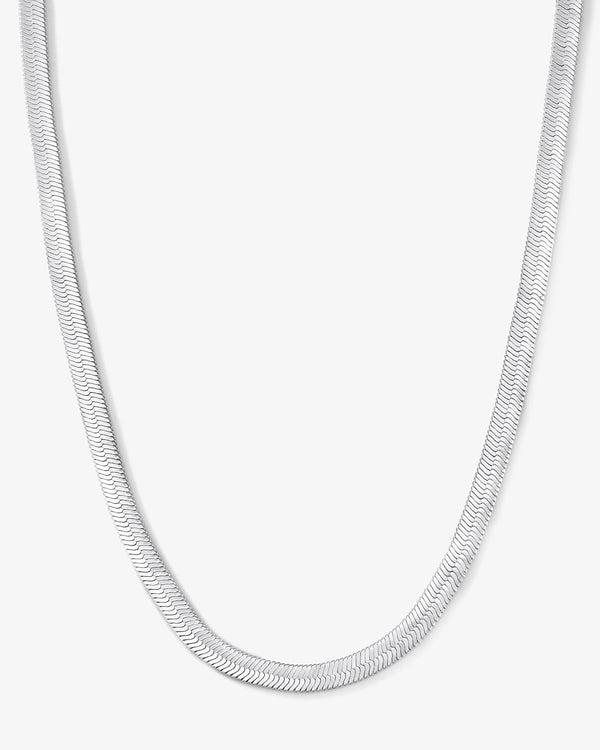 Herringbone Chain 18" - Silver