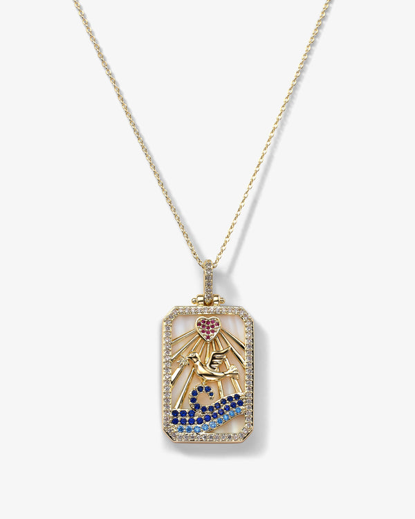 Inner Peace Amulet Necklace - Gold