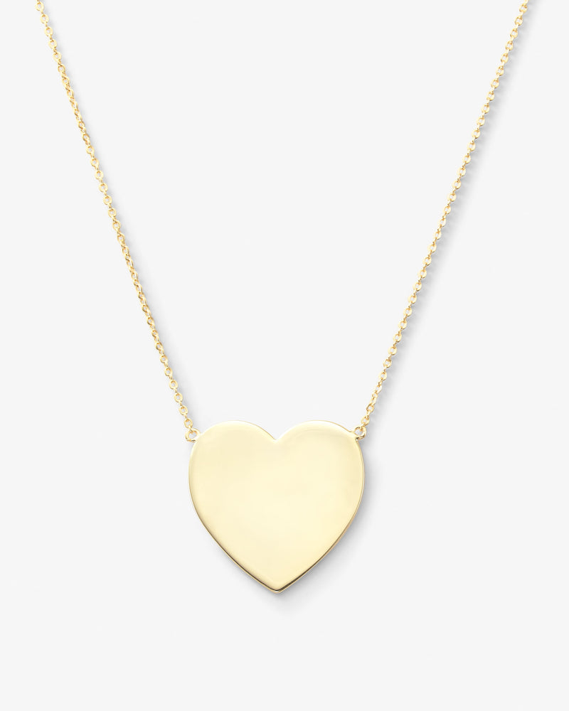 XL You Have My Heart Necklace 15" - Gold