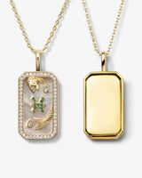 Zodiac Engravable Amulet Necklace