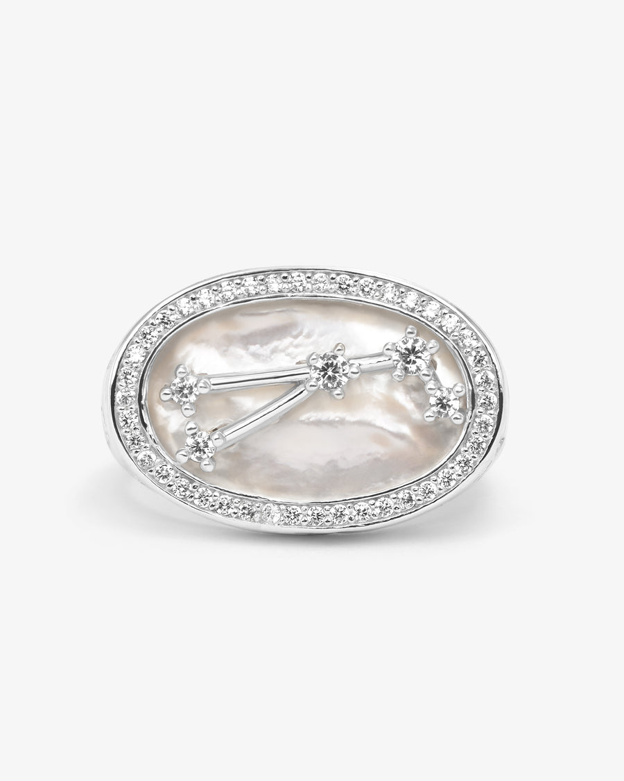 Zodiac Constellation Ring - Silver