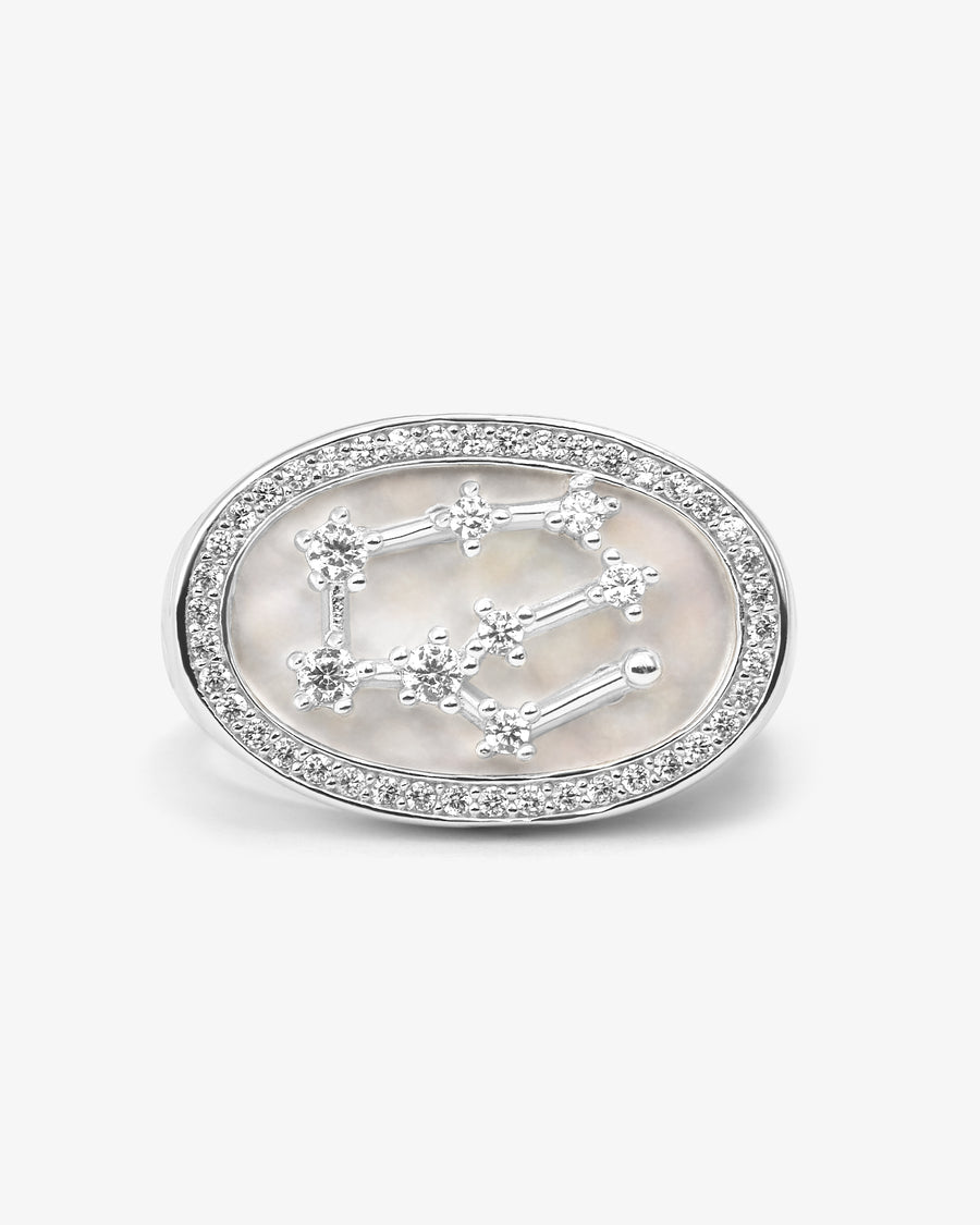 Zodiac Constellation Ring - Silver