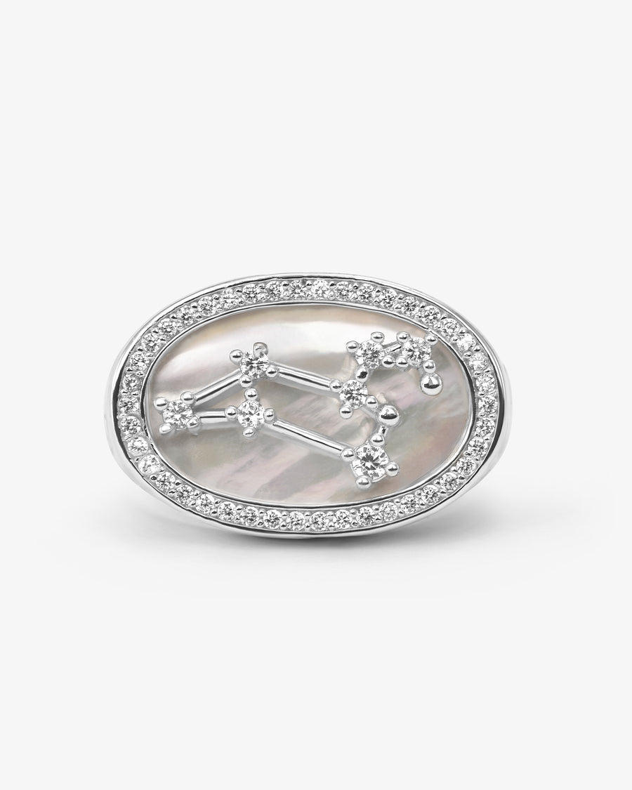 Zodiac Constellation Ring - Silver