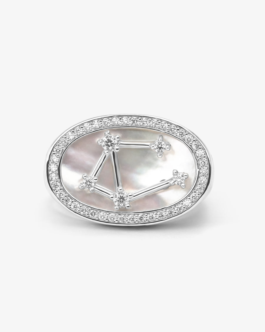 Zodiac Constellation Ring - Silver
