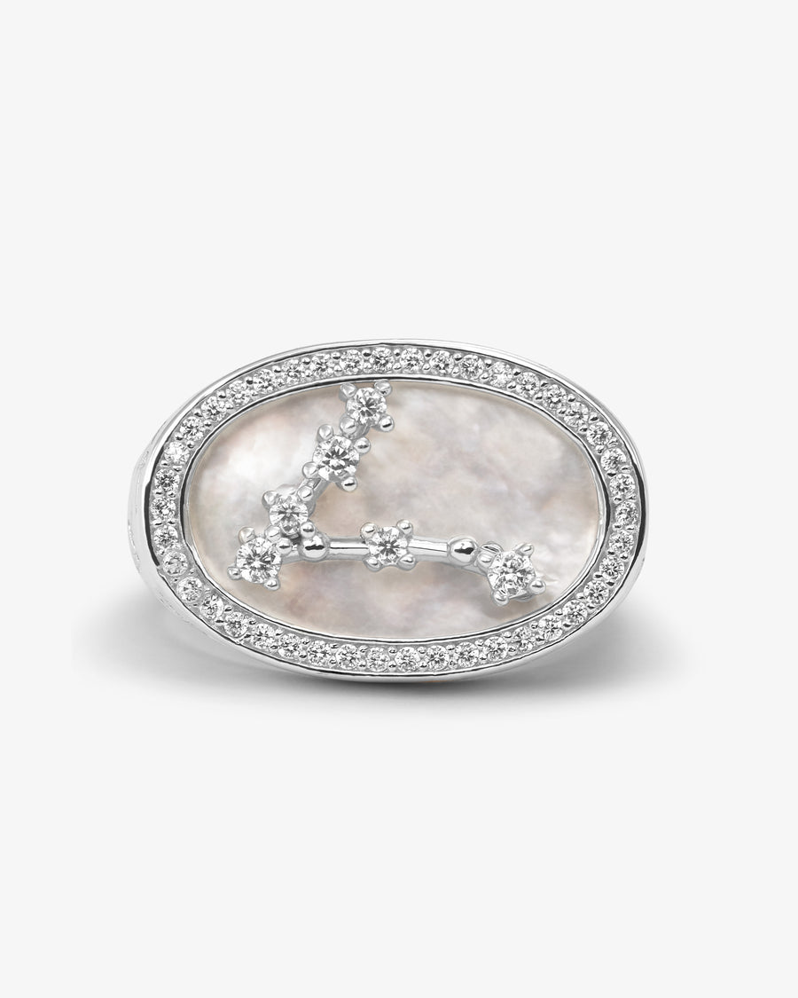 Zodiac Constellation Ring - Silver
