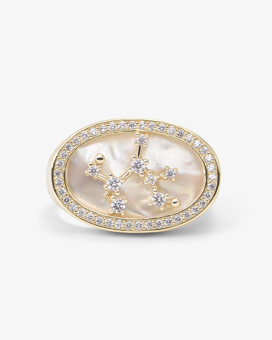 Zodiac Constellation Ring - Gold