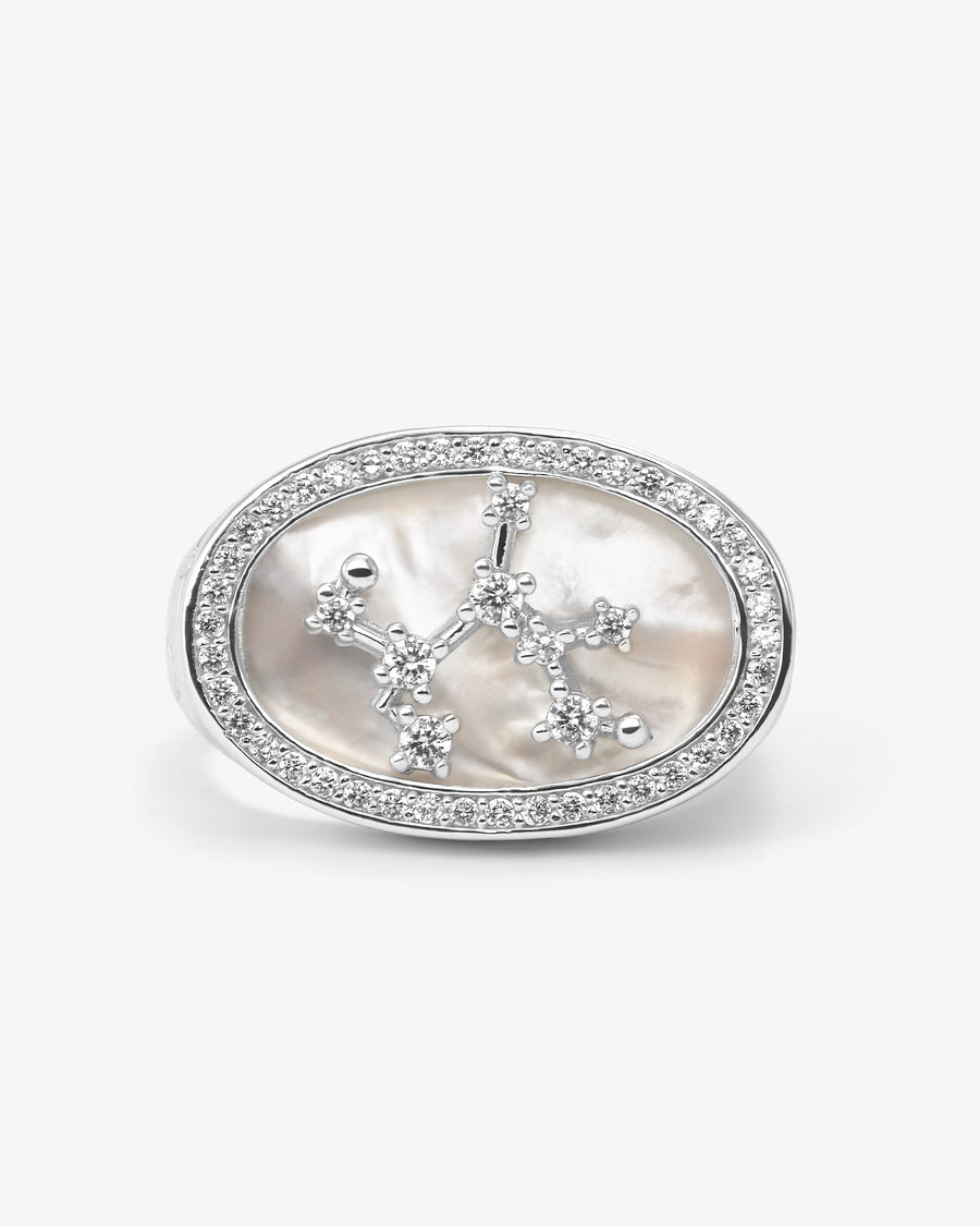 Zodiac Constellation Ring - Silver