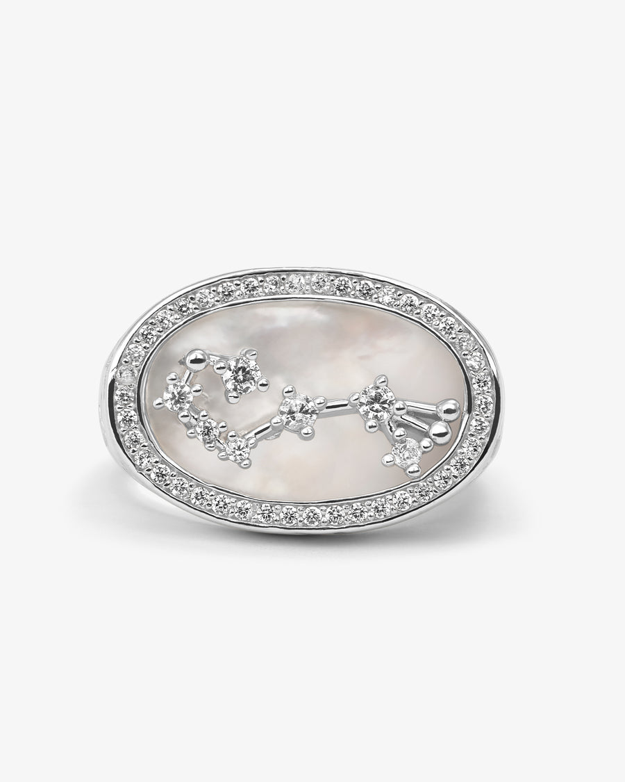 Zodiac Constellation Ring - Silver