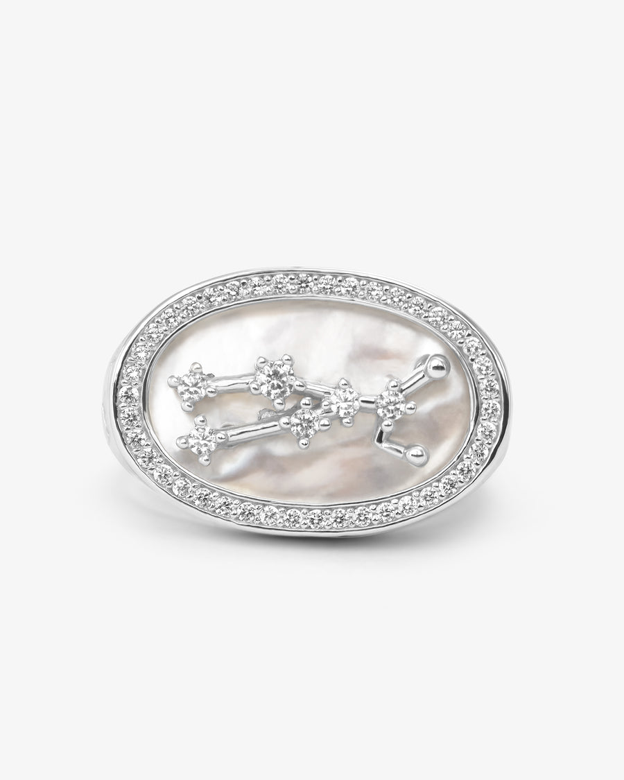 Zodiac Constellation Ring - Silver