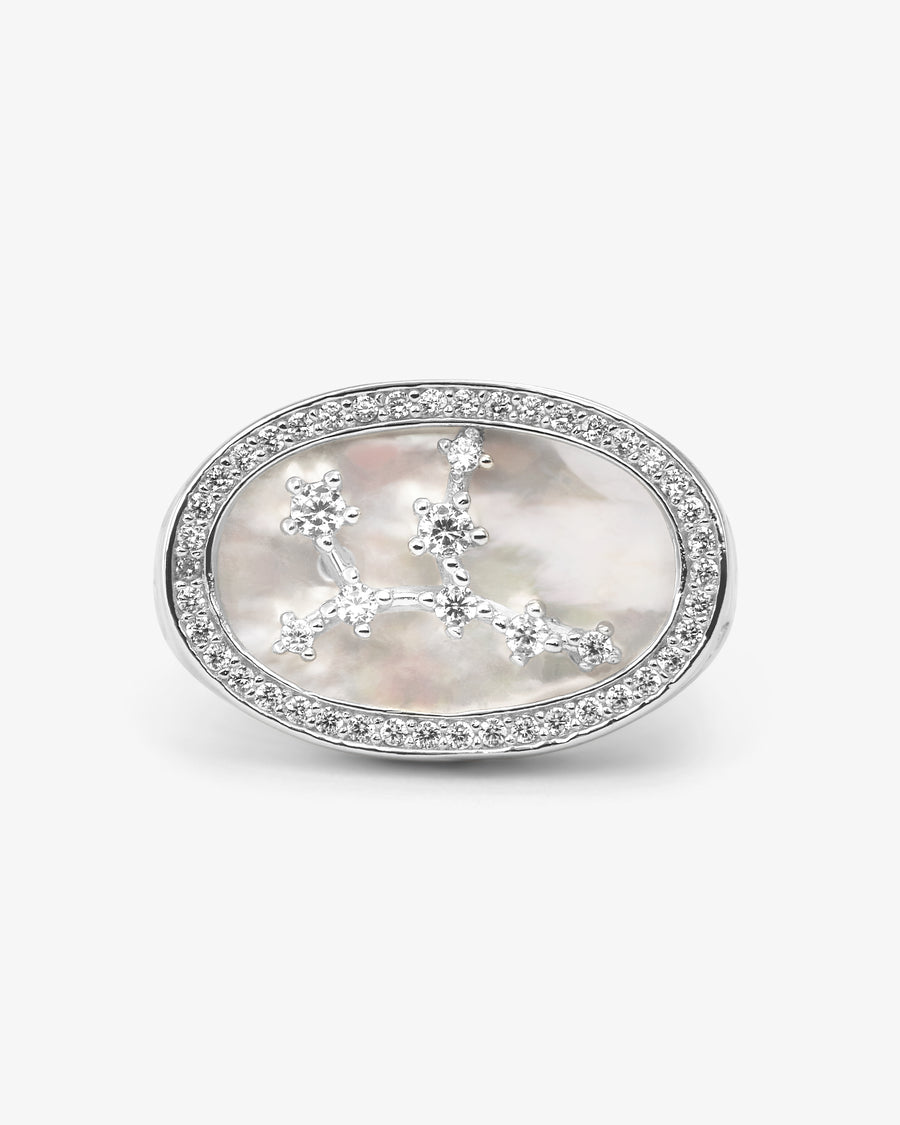 Zodiac Constellation Ring - Silver
